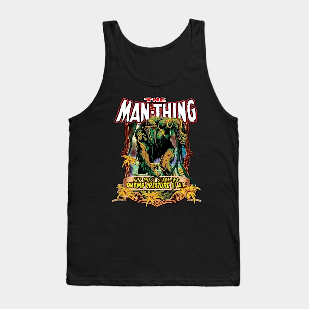 VINTAGE MAN-THING 1974 Tank Top by Junnas Tampolly
